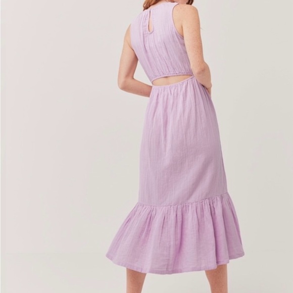 Pact Light Purple Sleeveless Midi Dress - Picture 2 of 10